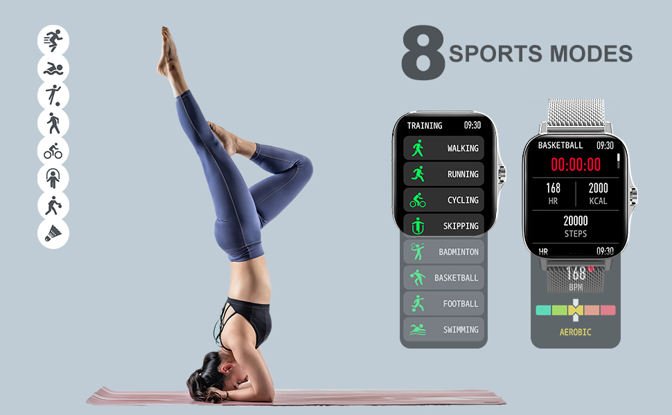 8 Sports Modes