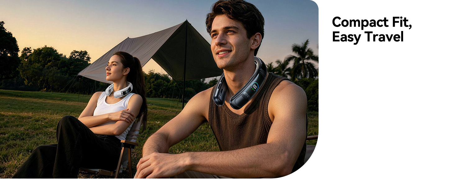 rechargeable neck fan