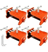 Cabinet Clamps for Woodworking and Cabinet Installation, 4 Pack Heavy Duty Face Frame Clamps with...