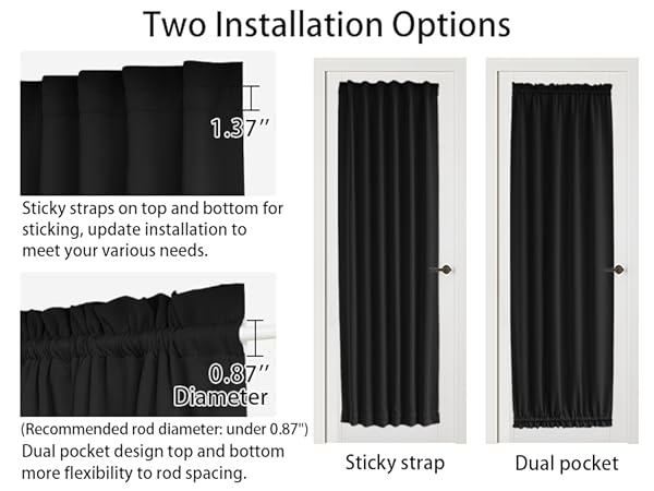two installation options