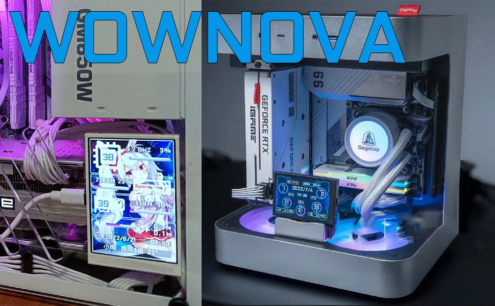 Computer PC Temperature Sensor Monitor Panel Display