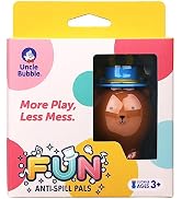 UNCLE BUBBLE Fun Anti-Spill Pals - More Play, Less Mess | Spill-Resistant | Incl. Lovely Bear, Bu...
