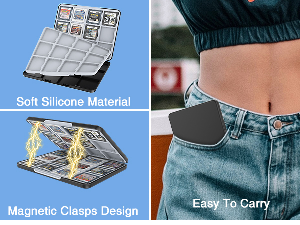3DS game card case feature