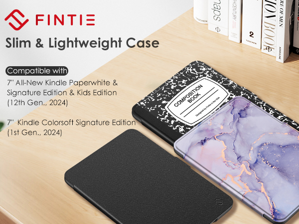 kindle paperwhite 2024 12th generation Colorsoft Signature 7 inch case cover slim shell lightweight