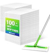 UNIMADE Dry Sweeping Cloths, 100 Count Dry Mop Refills Compatible with Swiffer Sweeper - Disposab...