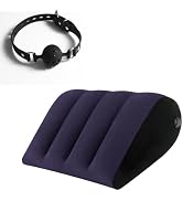 Adult Toys Wedge Pillow for Deeper Position Large 22in,Silicone Breathable Ball Gag Mouth Plu...