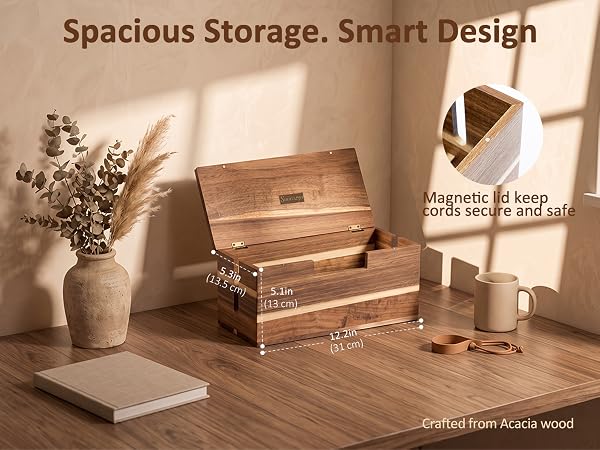 cable management box cord organizer box cord management box cord box wooden cable management box