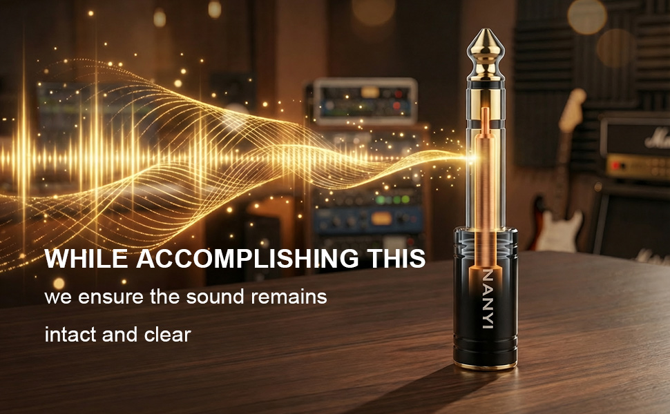 Eliminate noise and interruption caused by poor contact