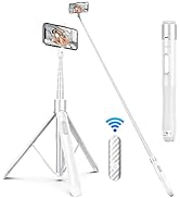 ATUMTEK 65" Selfie Stick Tripod, All in One Extendable Phone Tripod Stand with Bluetooth Remote 3...