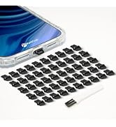 PortPlugs Dust Plugs (50-Pack) Easy-Grip Tab, Compatible w/iPhone, iPad, Air Pods Lightning Charg...