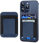 Phone Card Holder, Leather Phone Wallet Stick On, Stronger Adhesive Card Holder for Back of Phone...