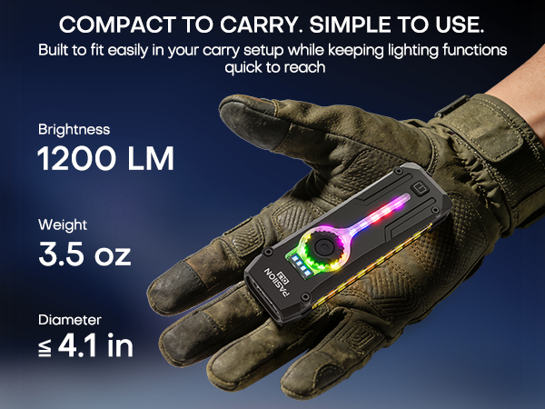 edc everyday carry rechargeable flashlights compact