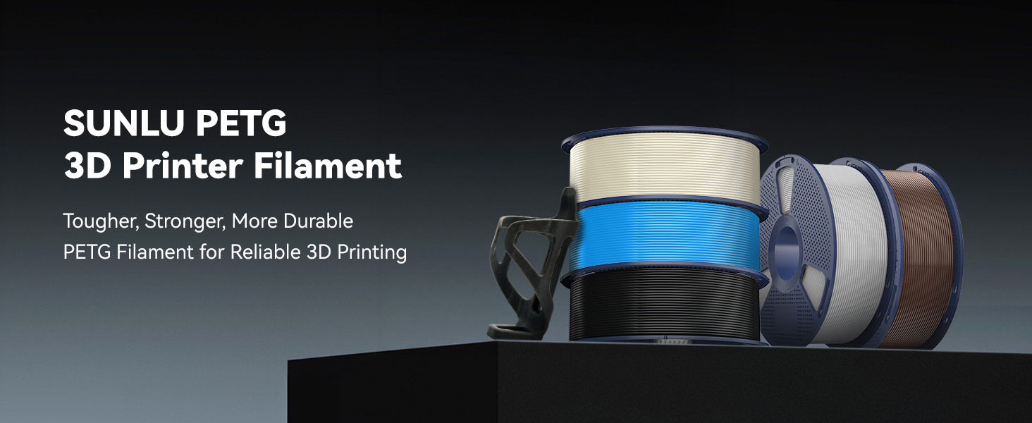 SUNLU 3D Printer Filament 3D Printing Filament 3D Printer Filament 3D PETG Filament 1.75mm