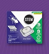 STEM Liquid Ant Baits, Kills The Queen and Colony, for Indoor Use, 4 Spill Proof Bait Stations