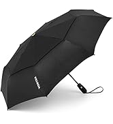 ShedRain Vortex Automatic Compact Folding Travel Umbrella – Push-Button Open & Close, Vented Doub...
