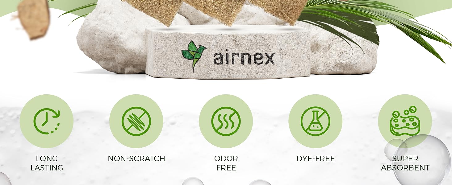 natural scrub sponge scrubber pads green scratch pads dish scrub pads scour sponge eco scouring pad