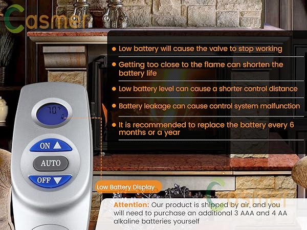monessen fireplace remote