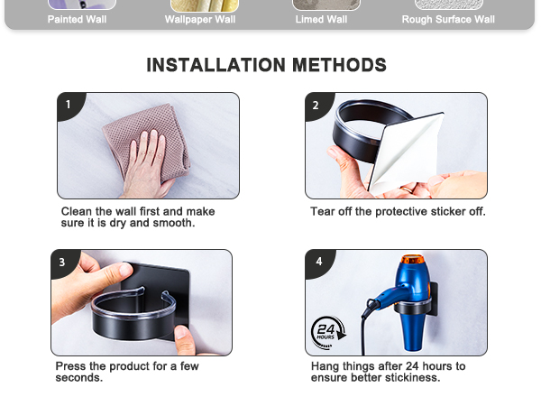 blow dryer holder
