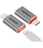 HOWJIM USB C to Light,ning Headphone Audio Adapter 2 Pack | USB C Male to 8 Pin Female Headphone ...