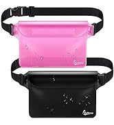 iKuShang Waterproof Fanny Pack,Phone Pouch Dry Bags for Passport Wallet Purse,Floating & Submersi...