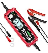 Suuwer 6V/2A, 12V/2A, 12V/5A Lead-Acid & 12V/5A LiFePO4 Fully-Automatic Smart Battery Charger&Mai...