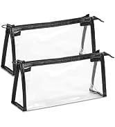TSA Approved Toiletry Bag, Clear Pouches with Zipper for Traveling, Samll Clear Makeup Bags Cosme...