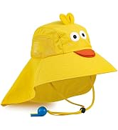 Kids Sun Hat UPF 50+ Boy Girl Protection Hat Wide Brim Beach Hats with Mesh and Adjustable Chin S...