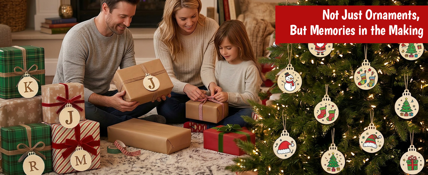 wooden christmas ornaments