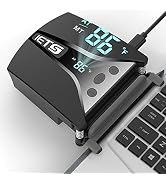 IETS GT202UB vacuum laptop fan cooler With temperature display, intelligent temperature measureme...