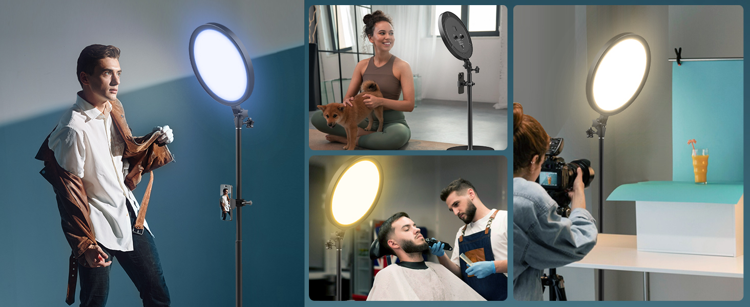 barber ring light