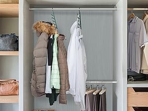 vertical outfit heavy duty plastic coat shirt hangers hungers clothing hooks closet hanger extender