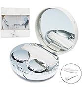 Vastsoon Contact Lens Case, Portable Cute Eye Contacts Colored Lenses Remover Tool Kit with Mirro...