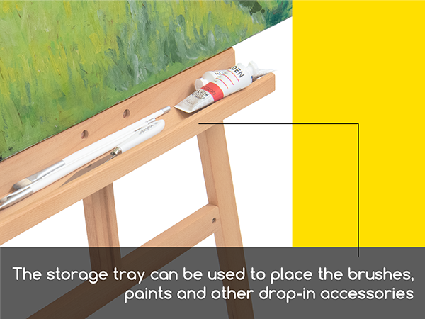 wooden easel