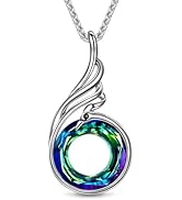 Kate Lynn “Rise From the Ashes” Phoenix Necklaces for Men Women, 18~27 Inch Adjustable Necklace, ...
