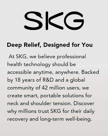 SKG neck massager and back massager with Heat