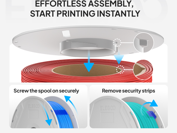 Effortless Assembly, Start Printing Instantly