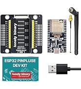 Lonely Binary ESP32 IPEX Gold Edition with External Antenna for Strong WiFi Signal, Featuring Pin...