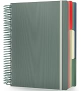 EUSOAR Spiral Graph Paper Notebook, A4 9.25