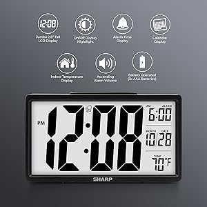 alarm clocks for bedroom bedside table nightstand