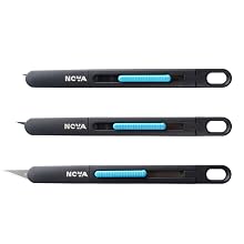 Retractable Precision Craft Knife with Slim Blade - Perfect for Artists & Professionals, Trimming,