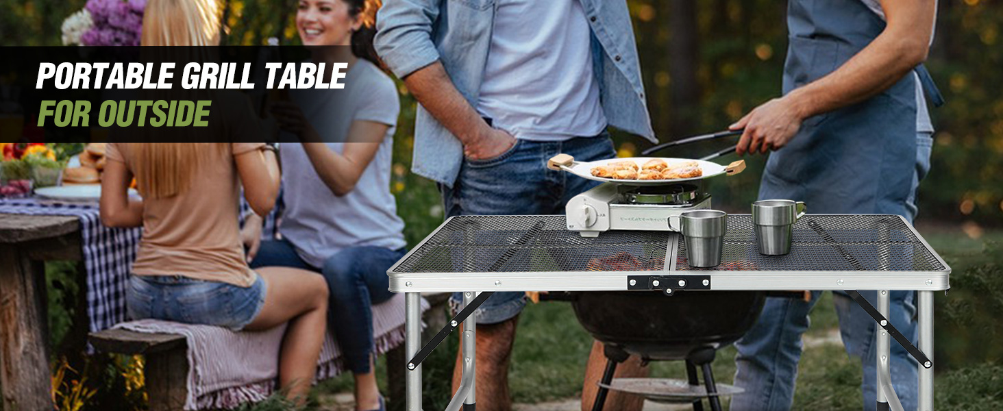 Folding Grill Table