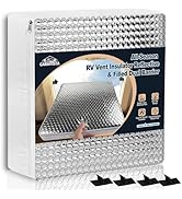 Caravista RV Vent Insulator - 14?x14?x3?Skylight Insulator Cover with Aluminum Reflective Surface...