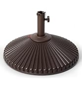 Abba Patio Umbrella Flower Base, Round Sunburst Outdoor Umbrella Stand, Table Market Yard Umbrell...