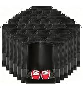 MEEZY 50 Pcs Black Shoe Bags for Travel Storage Packing Sneakers Beach | 12.6x17.3 in Large Draws...