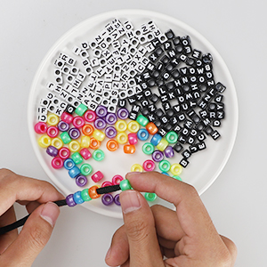 Letter Beads and Pony Beads