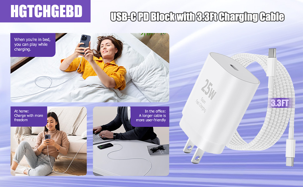 iphone charger fast charging