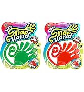 Fun A Ton Giant Snap Hand-Jumbo Sticky Hands Toy (2 Pack Assorted) Large Stretchy Sticky Hands To...