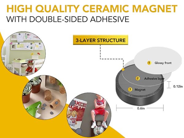 ceramic magnets 15x3