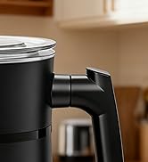 AGORVIO Milk Frother, 4 in 1 Electric Milk Steamer, Hot and Cold Foam Maker, 1 min Fast Frothing,...