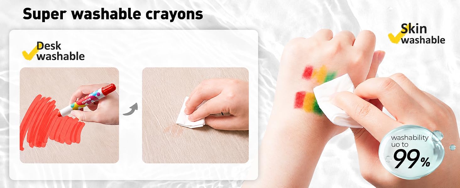 washable crayons